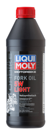 Масло для вилок и амортизаторов 5w син. LIQUI MOLY Motorbike Fork Oil Light 1л
