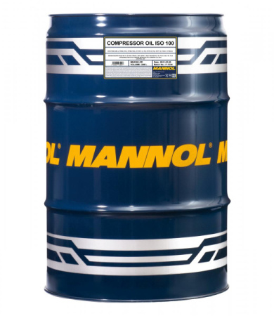 Масло компрес. Mannol Compressor Oil ISO 100 мин. 208л (ISO-L DAA,DAB,DAG&DAH;DIN 51 506VBL,VCL&VDL)
