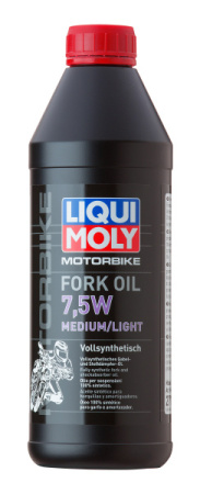 Масло для вилок и амортизаторов 7,5w син LIQUI MOLY Motorbike Fork Oil Light 1л