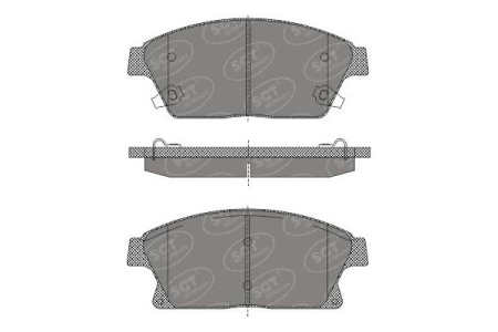 Колодка тормозная FR CHEVROLET CRUZE 09-/ORLANDO 11-/OPEL ASTRA J 16" 10-/14-/MOKKA 12- /кор.10шт/