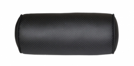 Подушка валик (диам 10 см) на подголовник черная