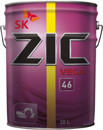 Масло гидравлическое ZIC VEGA 46  20л (HM)