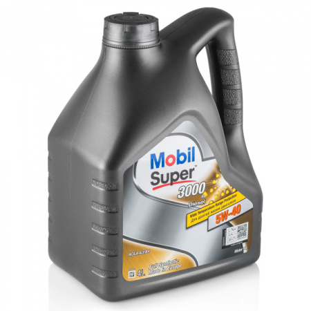 Масло моторное 5w40 син. Mobil SUPER 3000  DIESEL X1 4л (CF) /кор.4шт/